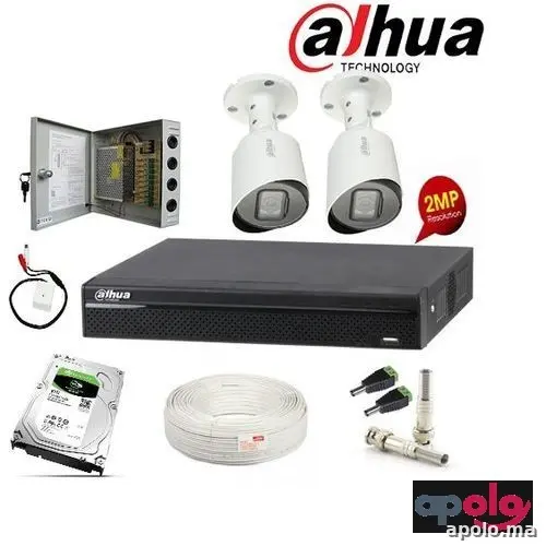 Pack 2 caméra de surveillance 